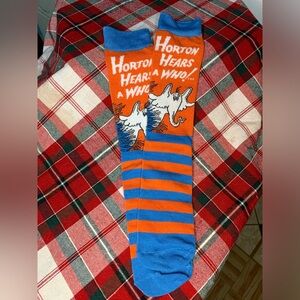 Blue and Orange Socks